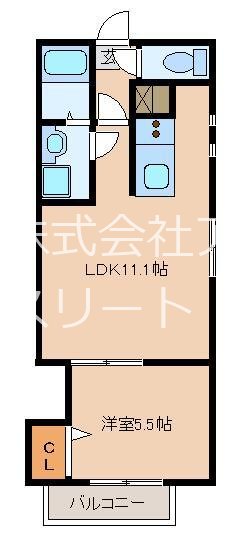 リテラ箱崎南1 302号室 間取り
