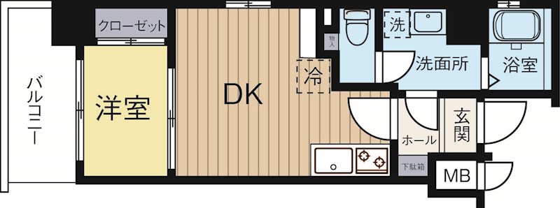 グランフォーレ箱崎ステーションプラザ 901号室 間取り