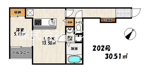 Ambiente 202号室 間取り