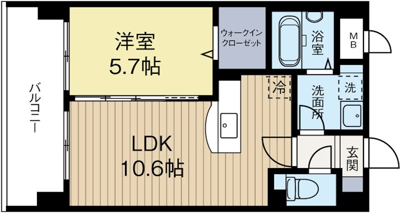 アルティメゾン博多 803号室 間取り