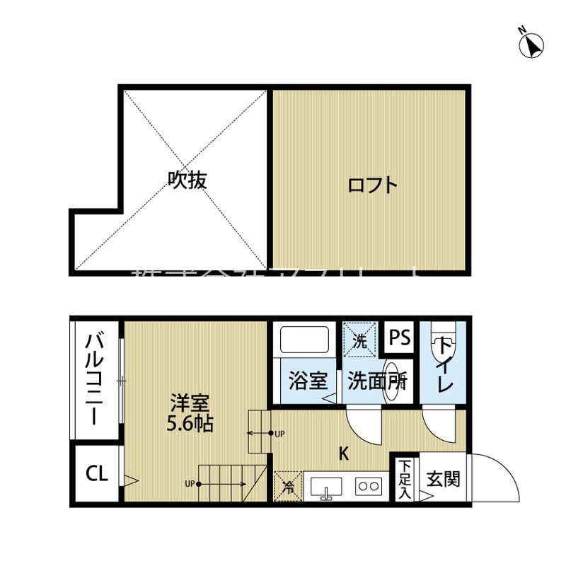 Fy-style箱崎 101号室 間取り