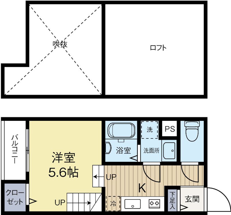 Fy-style箱崎 101号室 間取り