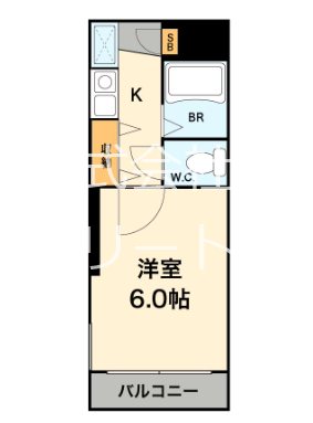 ジュエルアプリコ 502号室 間取り