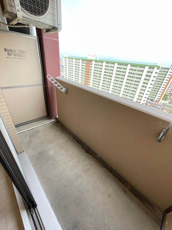 エステムコート博多祇園ツインタワーセカンドステージ ベランダ