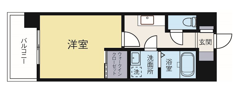 サヴォイ博多スーペリア 702号室 間取り