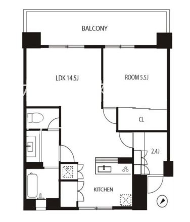 汐見ハイツ 205号室 間取り