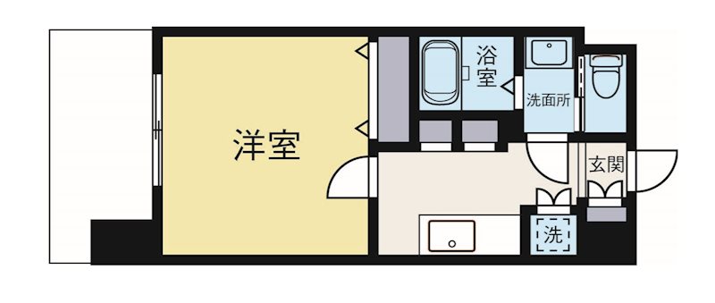 サヴォイ箱崎邸園 504号室 間取り