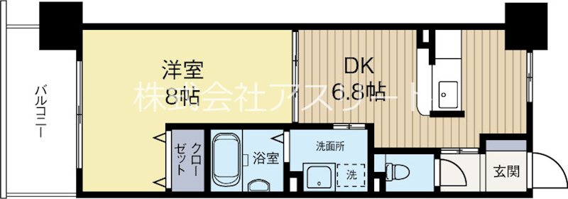 justiceVP 903号室 間取り