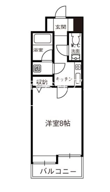 メゾンドフルール 303号室 間取り