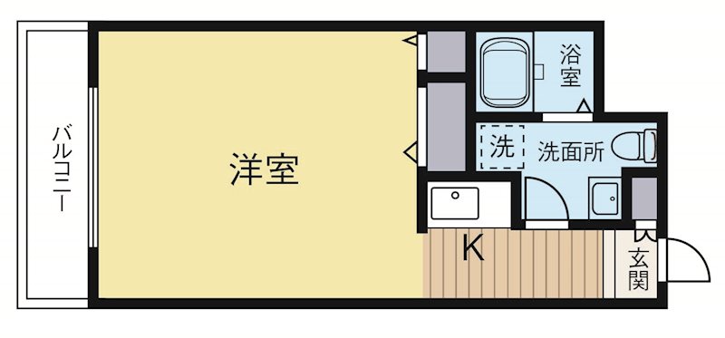 パークアヴェニュー22 701号室 間取り