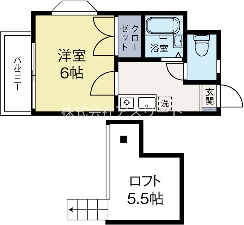 マイライフ千代 205号室 間取り