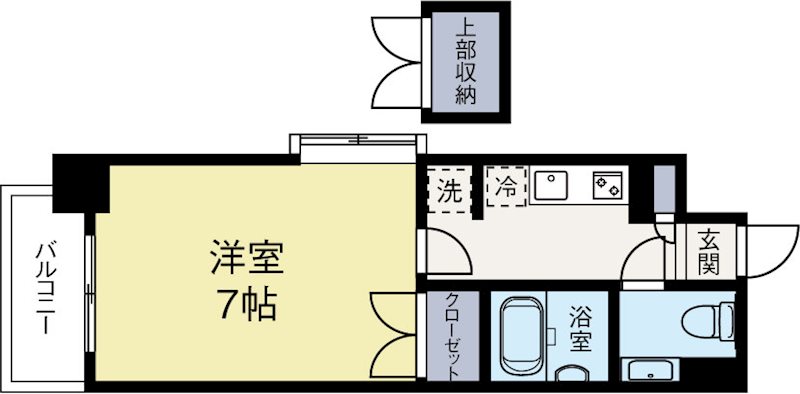 ロマネスク天神南第2 501号室 間取り