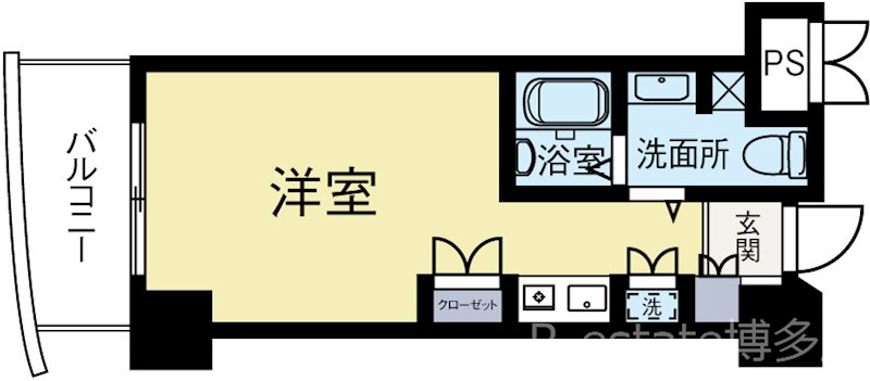 県庁前シティピアエクセル30 1006号室 間取り