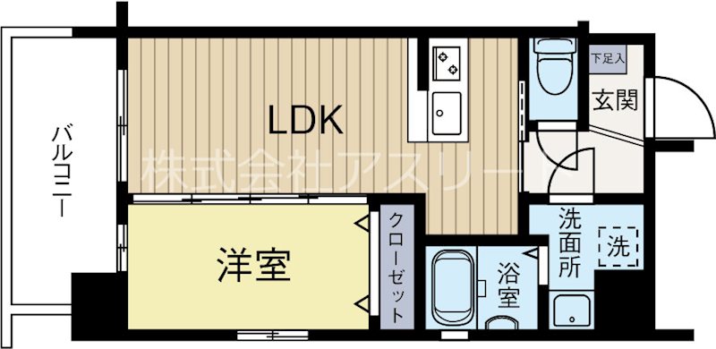 ラファセフェリーズ 703号室 間取り