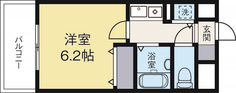 ライオンズマンション博多駅南第3 605号室 間取り