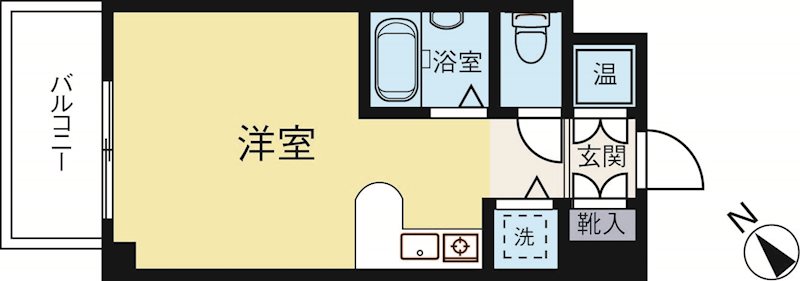 ロマネスク天神アネックス 1010号室 間取り
