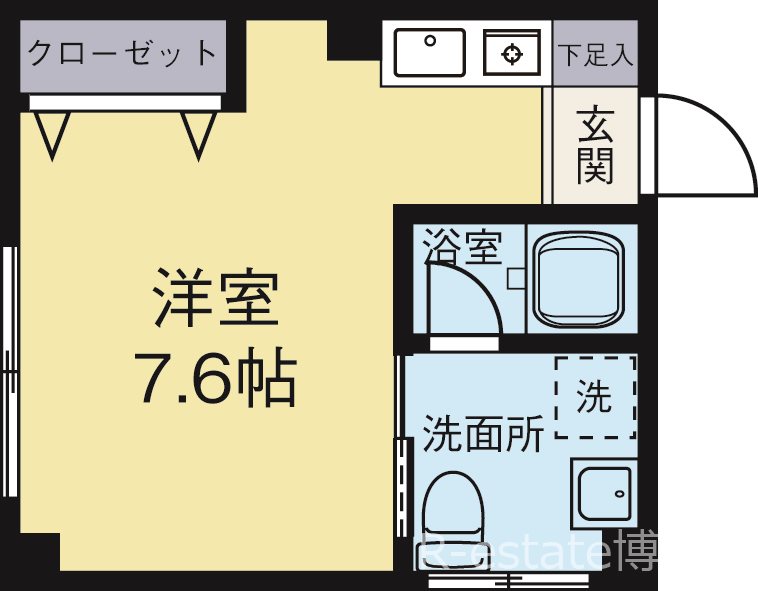 タワーズ駅南 303号室 間取り