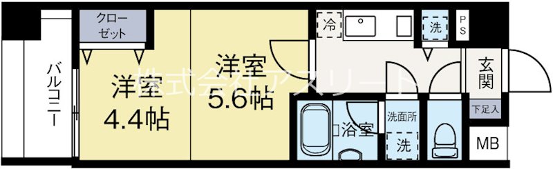 アーバントップビル 303号室 間取り