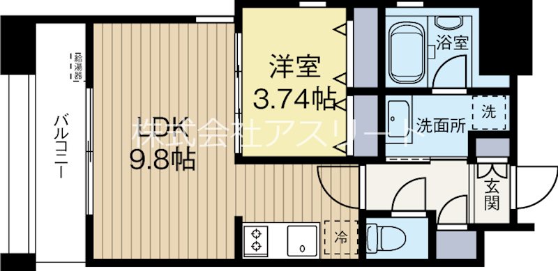 GRAND HILL IWASE　BLD 705号室 間取り