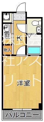 アルティ博多駅南 211号室 間取り