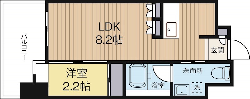 グランフォーレプライム平尾 305号室 間取り