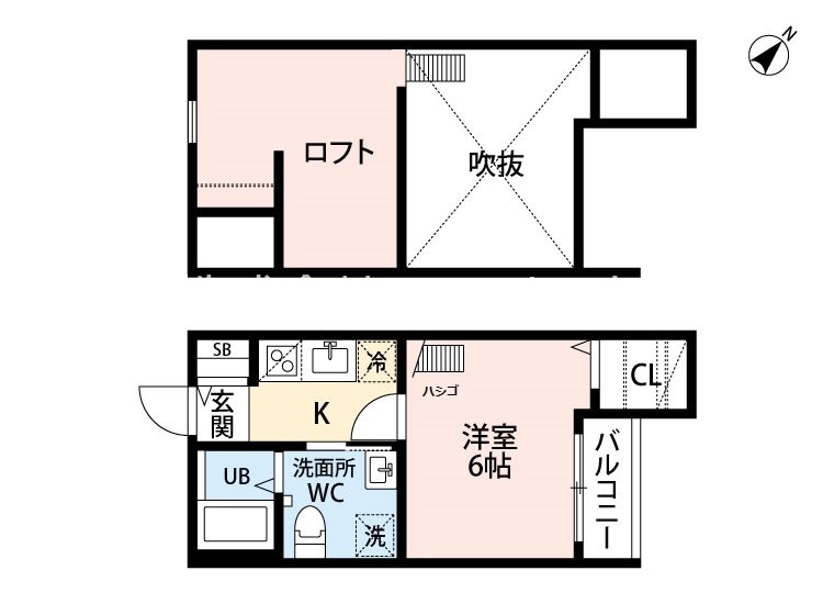 TiaredeAsuka 202号室 間取り