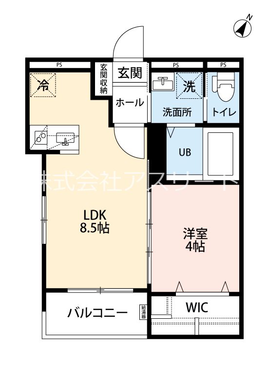 robothome井尻4 301号室 間取り