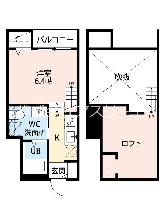 ResidenceJUN 102号室 間取り