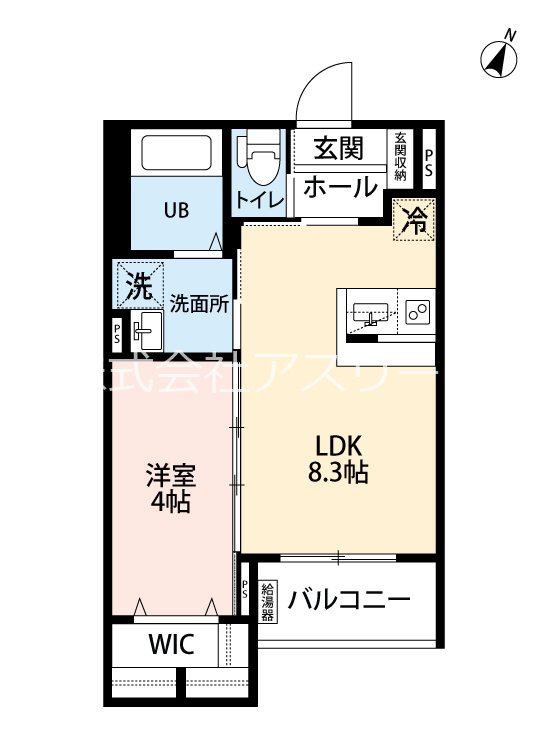 robothome井尻4 202号室 間取り