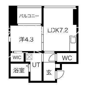 kavkatakasago 602号室 間取り
