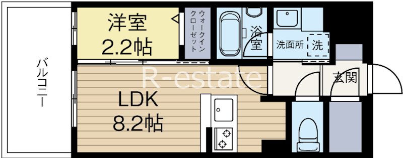 デュレジア博多レジデンス 203号室 間取り