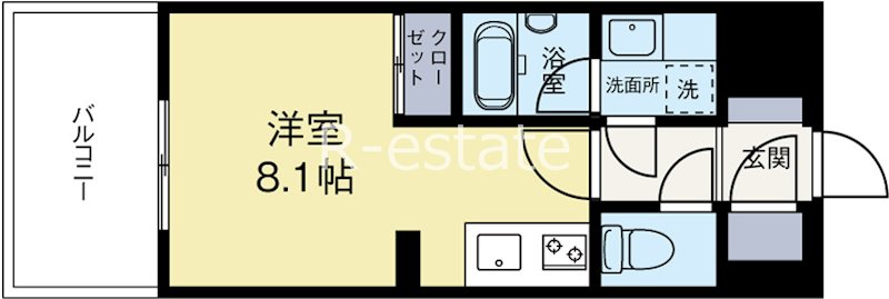 デュレジア博多レジデンス 712号室 間取り