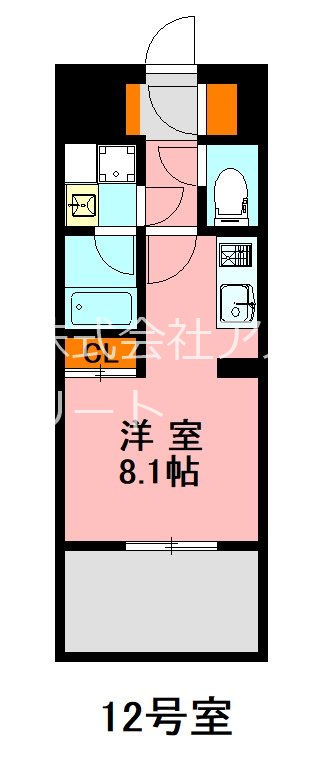 デュレジア博多レジデンス 712号室 間取り