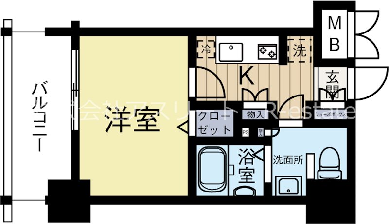 エンクレスト香椎 503号室 間取り