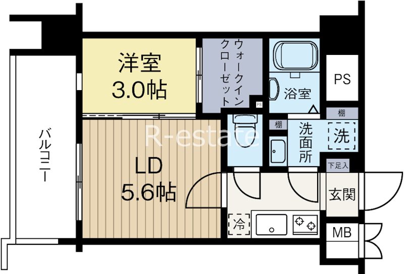 ネストピア東比恵駅前4 403号室 間取り