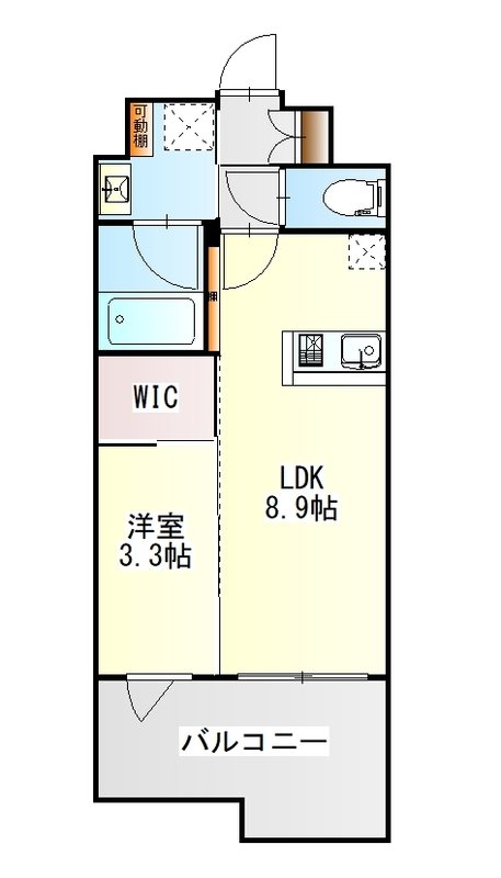 レジデンスマヒナ 1004号室 間取り