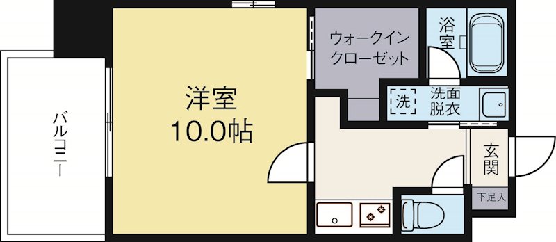 サヴォイコートオブアームズ 901号室 間取り