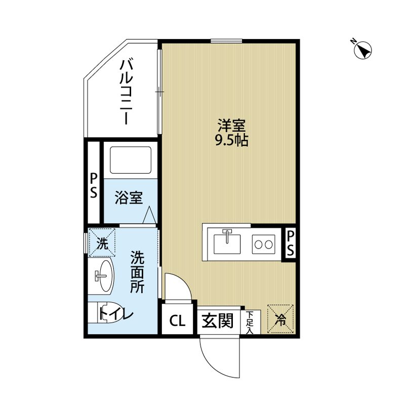ラヴィータ大宮 301号室 間取り