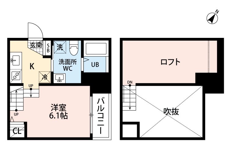 エトワレール吉塚  201号室 間取り