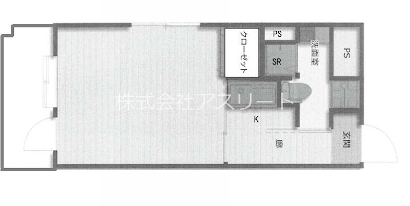 エステートモア高宮セゾン 1208号室 間取り