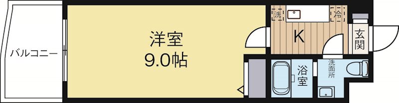 和光レジデンス博多 202号室 間取り