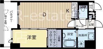 ピュアドームアドニス吉塚 502号室 間取り