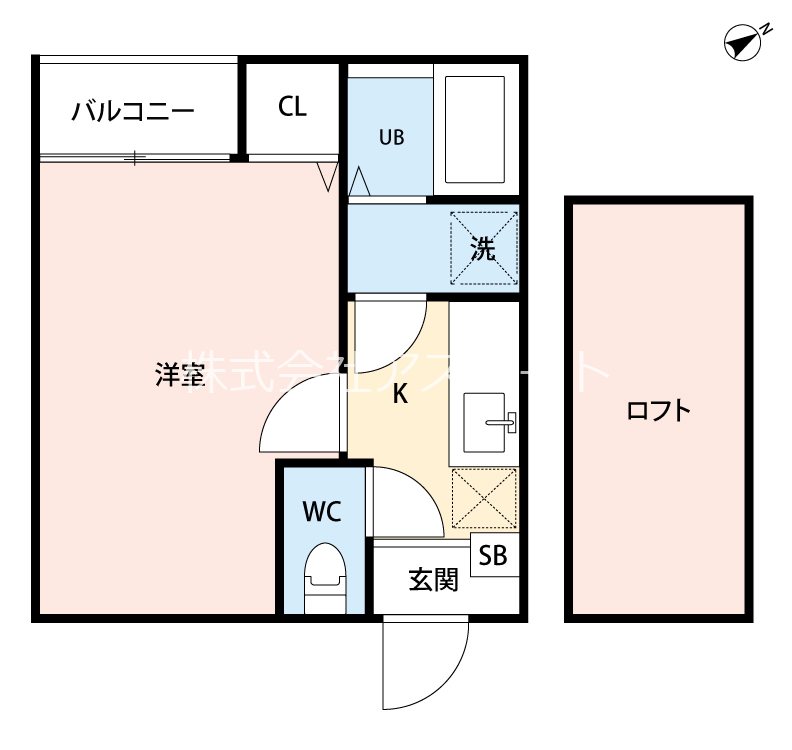 コンフォートベネフィス大橋南1 202号室 間取り