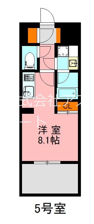 デュレジア博多レジデンス 505号室 間取り