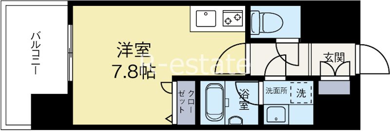 デュレジア博多レジデンス 606号室 間取り