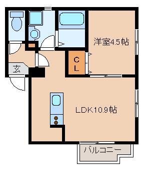リテラ博多イースト1 301号室 間取り