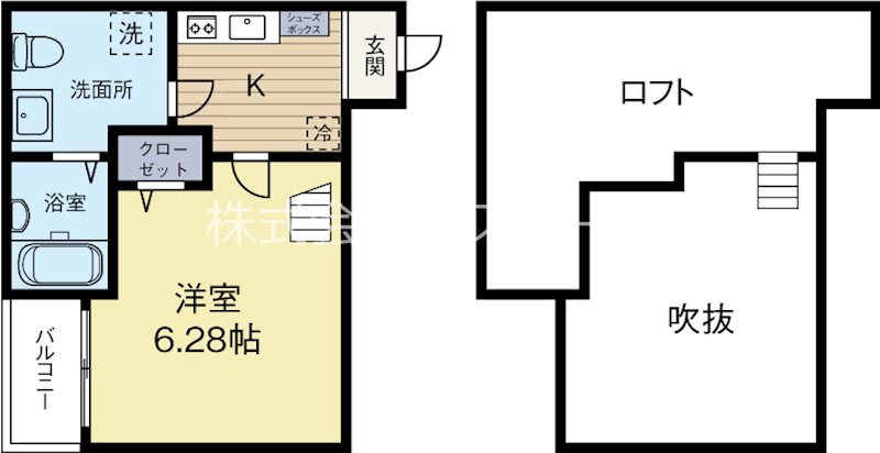 ハッピーフォーエバー博多駅南 101号室 間取り