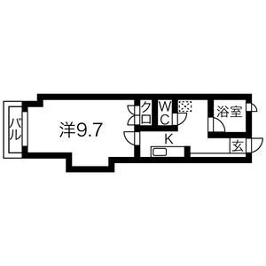 オリオン5 603号室 間取り