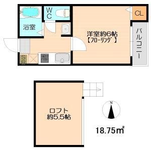 イルレガーロ住吉1 105号室 間取り