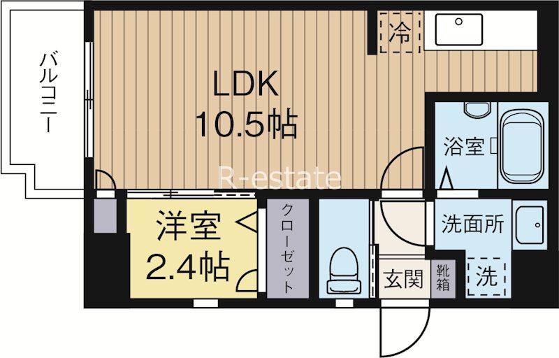 GRANDEUR住吉弐番館 506号室 間取り